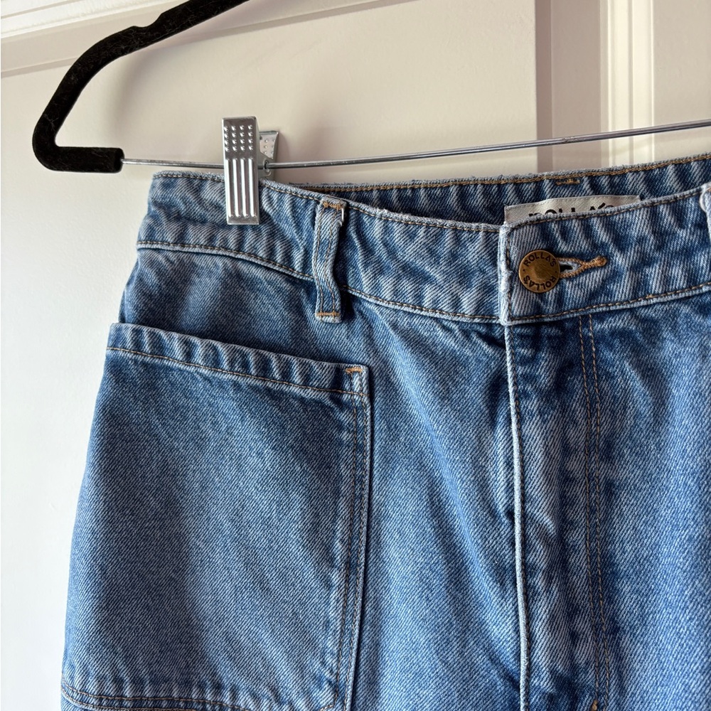 ROLLA'S Blue Flare Wide Leg Jeans